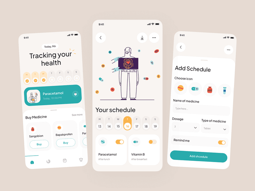 Mobile Health Tracking App